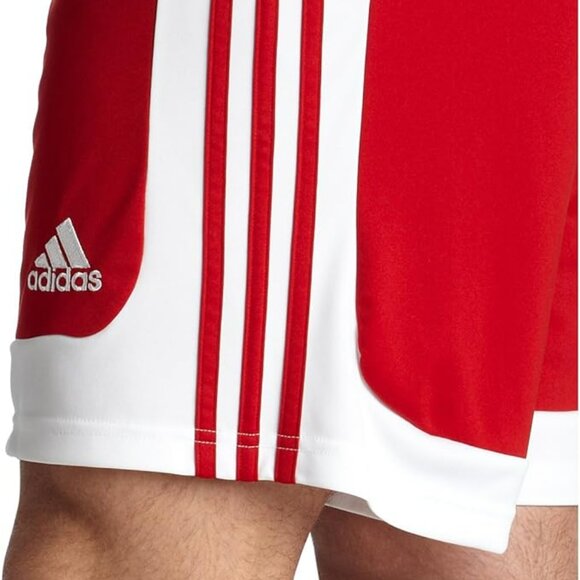 NWT adidas Tastigo Men's Soccer Shorts University Red/White Size Medium - Picture 2 of 2